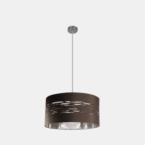 pendente de metal castanho série niebla 40cm