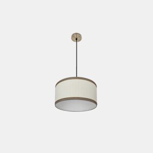 pendente em metal dourado série soprano 40cm
