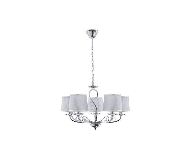 Lampara de techo metal color cromo serie sumba 53cm
