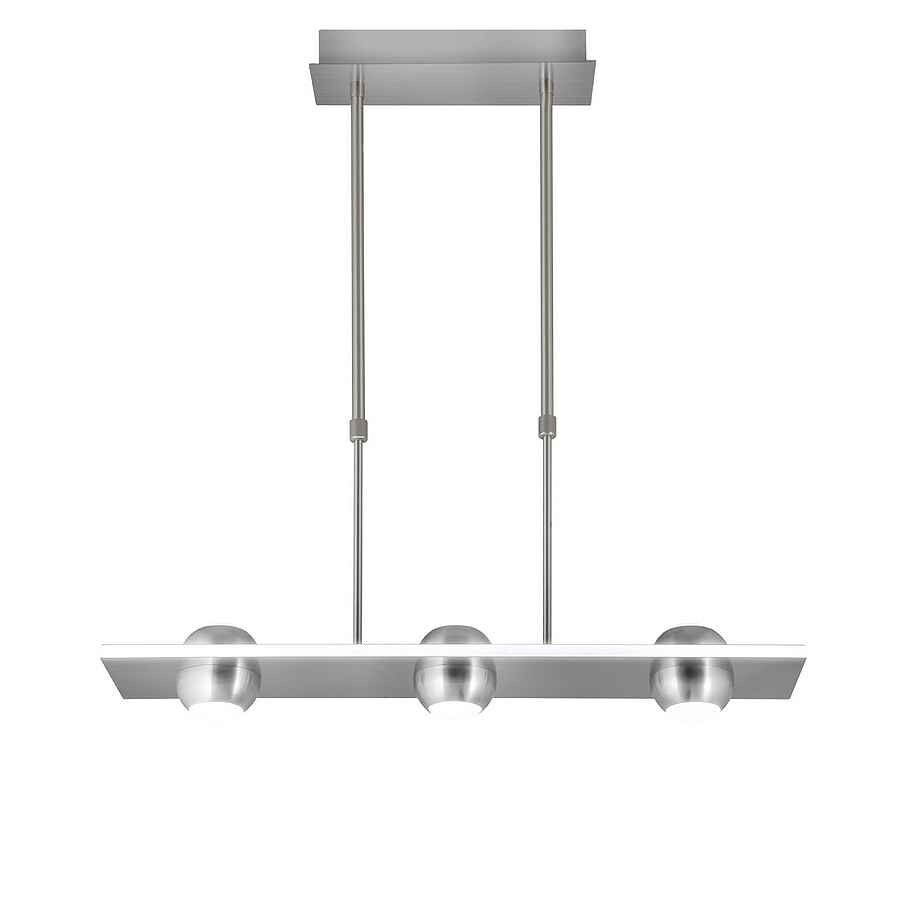 Lampara de techo metal color niquel serie fanton 65cm
