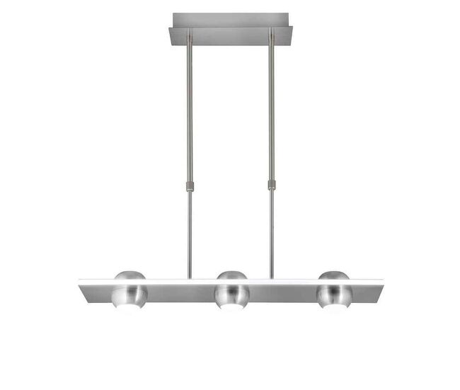 Lampara de techo metal color niquel serie fanton 65cm