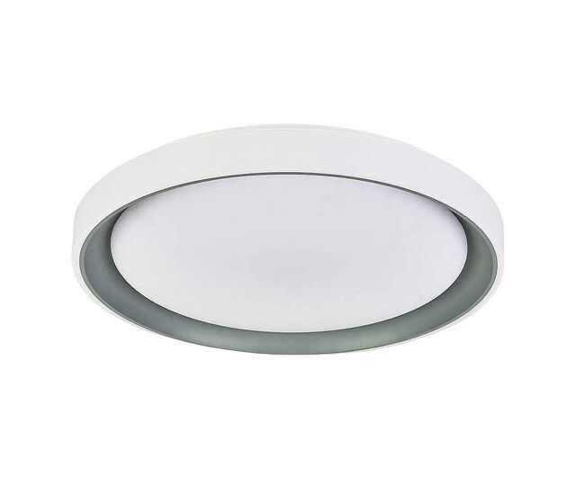 Plafon led policarbonato color blanco serie luanda 49.5cm