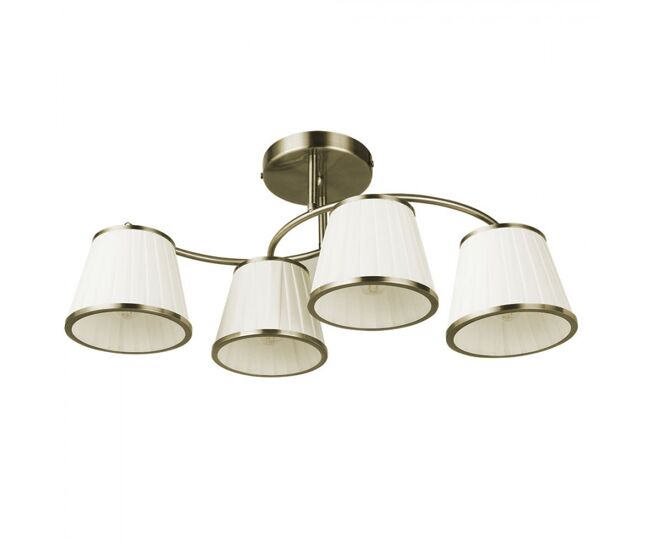 Lampara metal color dorado serie lantanas 64cm