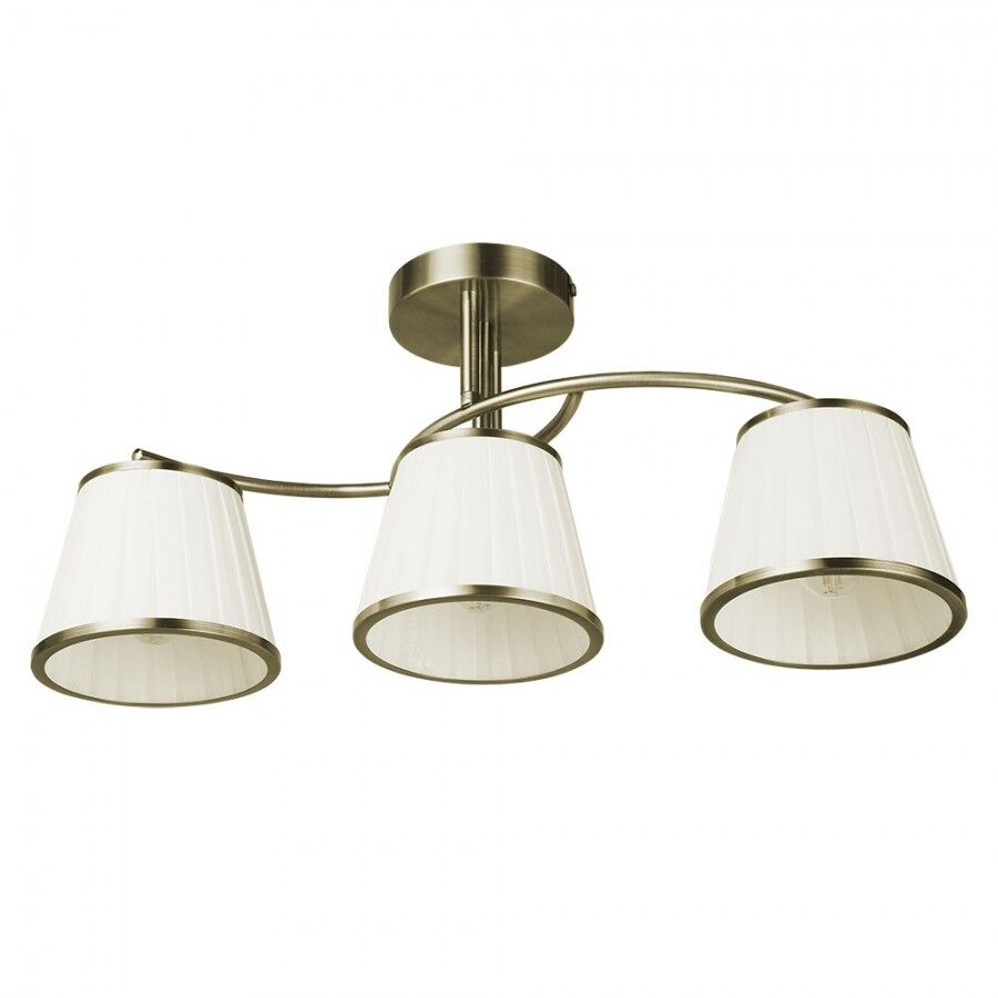 Lampara metal color dorado serie lantanas 56cm