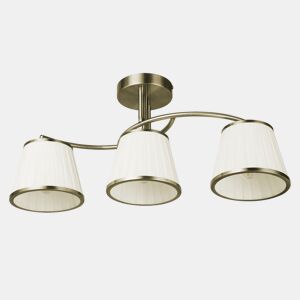 candeeiro de metal dourado série lantanas 56cm