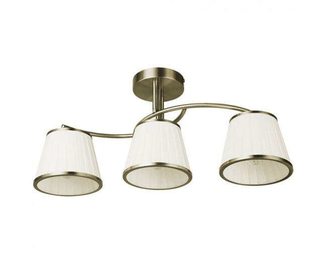 Lampara metal color dorado serie lantanas 56cm