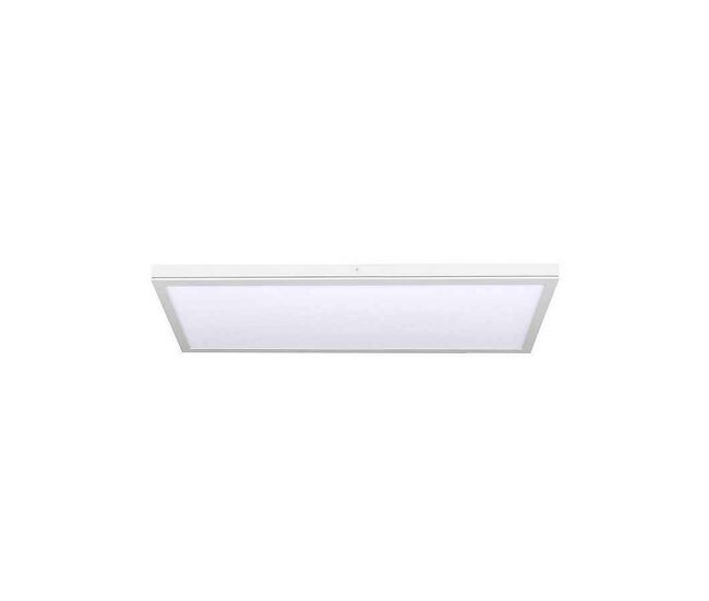Panel led rectangular metal color blanco serie tivoli 30cm