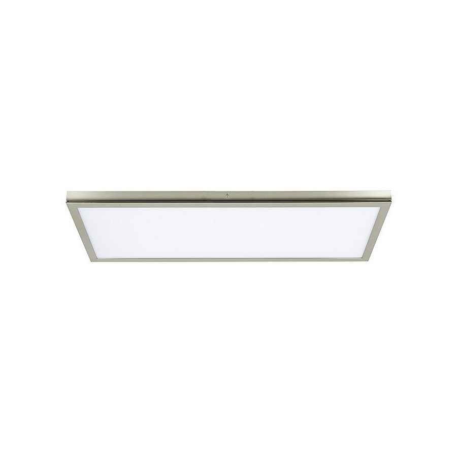 Panel led rectangular metal color niquel serie tivoli 30cm