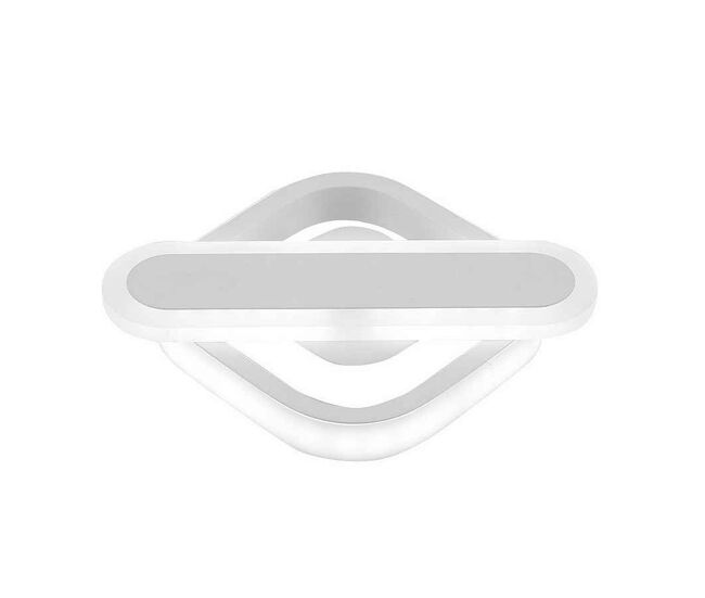 Lampara plafon metal color blanco serie elma 21cm