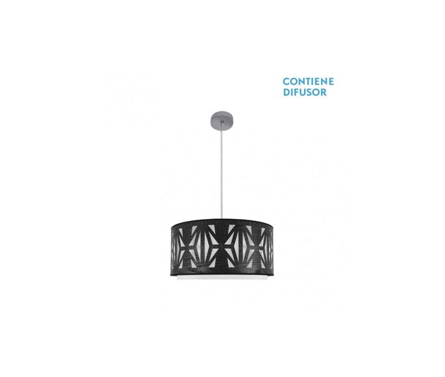 Colgante metal color cromo serie katerina 50cm