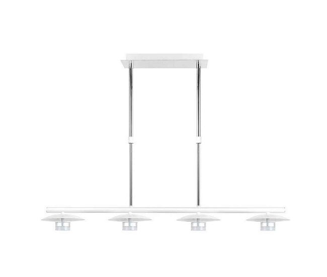 Lampara de techo metal color blanco serie ciudad del cabo 85cm