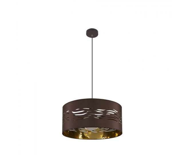 Colgante metal color marron serie niebla 40cm
