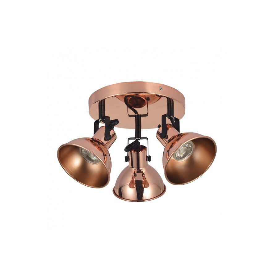 Lampara de techo metal color cobre serie arabia 27cm