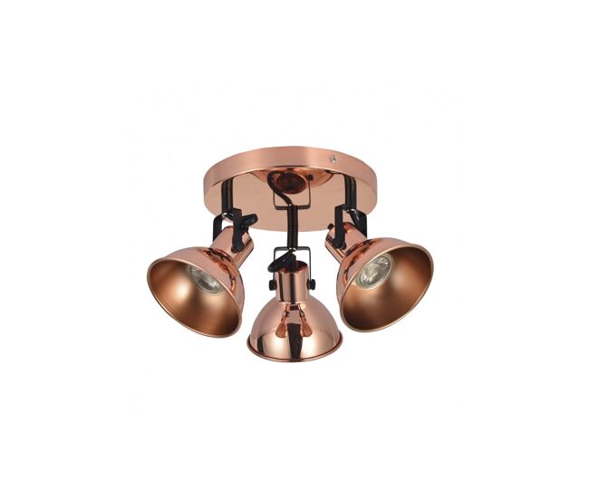Lampara de techo metal color cobre serie arabia 27cm