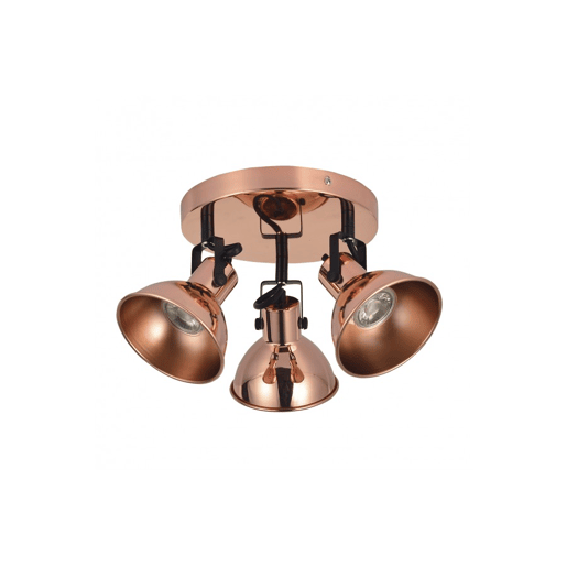 candeeiro de tecto cor de cobre série metal arabia 27cm