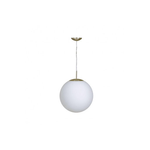 pendente em metal dourado série global 20cm