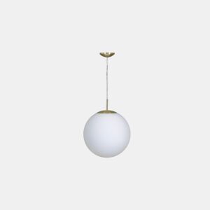 pendente em metal dourado série global 20cm