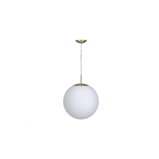 pendente em metal dourado série global 20cm