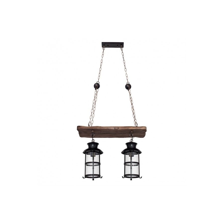 Lámpara De Techo Madera Serie Cortijo