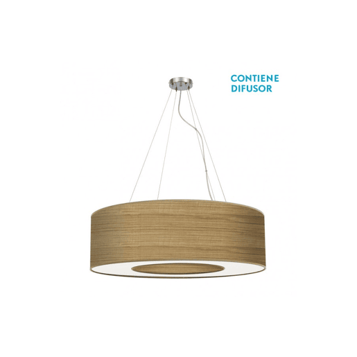 pendente de metal cromado série haiti 65cm