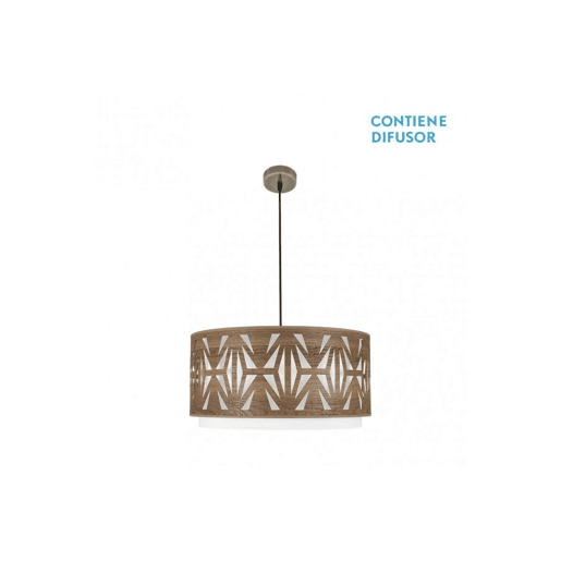 pendente em metal dourado série katerina 60cm