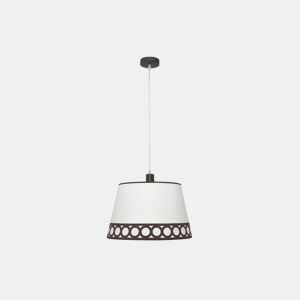 candeeiro de tecto metálico cor castanha série dalia 40cm