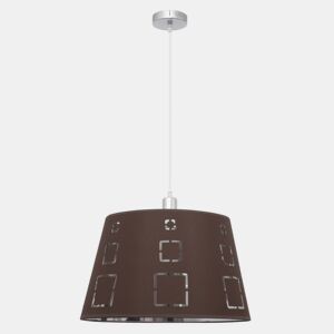 candeeiro de tecto metálico cor castanha série celaya 40cm