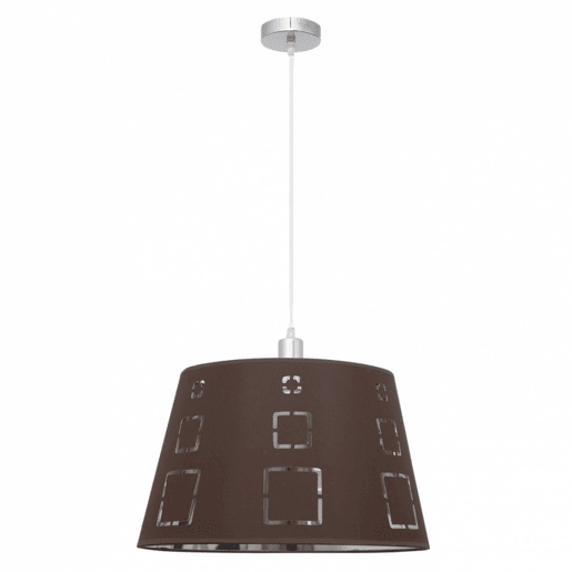 candeeiro de tecto metálico cor castanha série celaya 40cm candeeiro de tecto metálico cor castanha série celaya 40cm