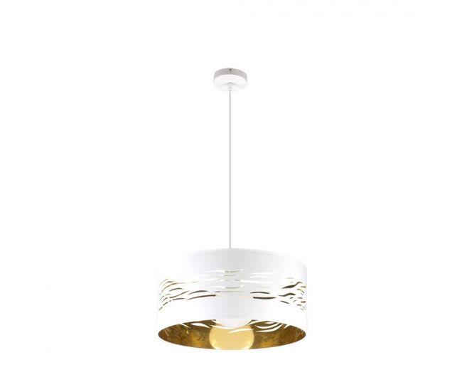 Colgante metal color blanco serie niebla 40cm