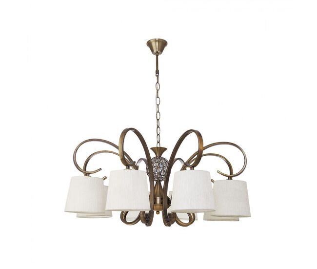 Lampara de techo metal color dorado serie bogota 75cm