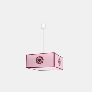 candeeiro de tecto cor-de-rosa série metal pétala 35cm