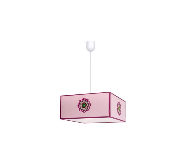 Lampara de techo metal color rosa serie pã talo 35cm
