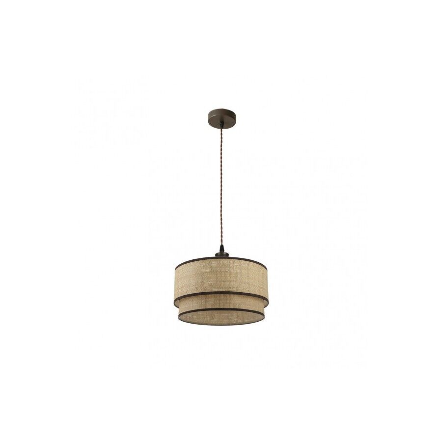 Colgante metal color marron serie roque 40cm