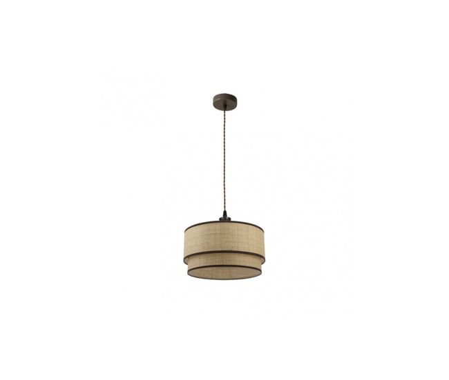 Colgante metal color marron serie roque 40cm