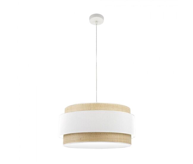Colgante metal color blanco serie kandy 50cm