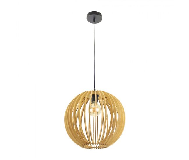 Colgante madera color beige serie bubinga 35cm