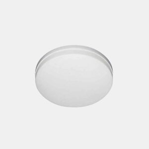 candeeiro de tecto LED em policarbonato cor branca série trueno 18cm