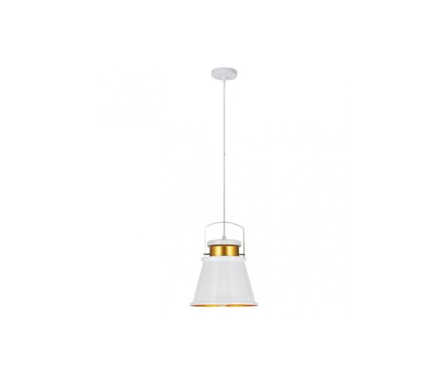 Lampara de techo metal color blanco serie pelãcano 25cm