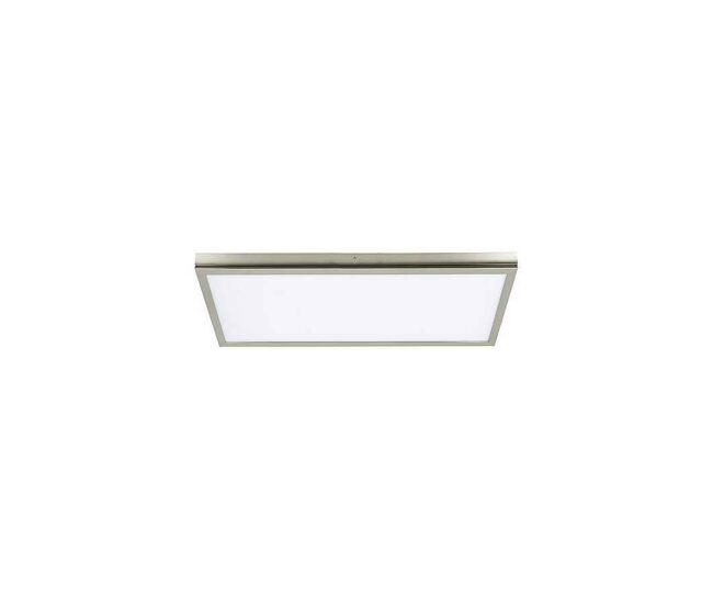 Panel led rectangular metal color niquel serie tivoli 30cm