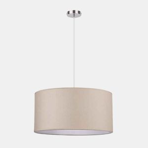 candeeiro de tecto têxtil cor bege série chanza 50cm