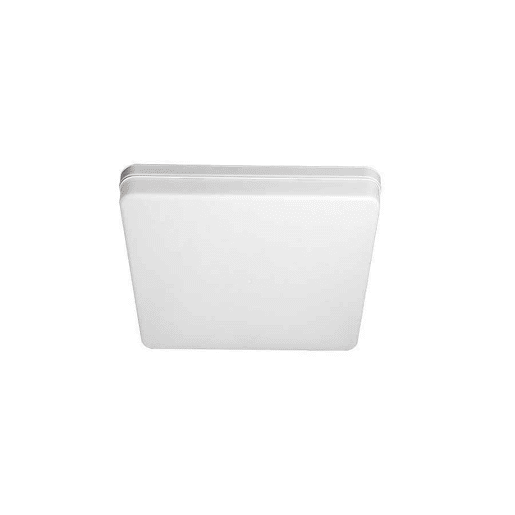 candeeiro de tecto LED em policarbonato cor branca série futuro 18cm