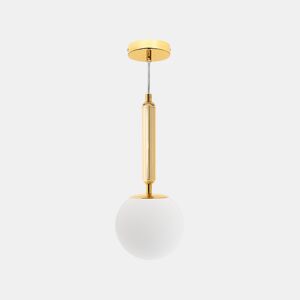 pendente em metal dourado série aimee 15cm