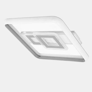 candeeiro de tecto em metal branco série sucre 51cm