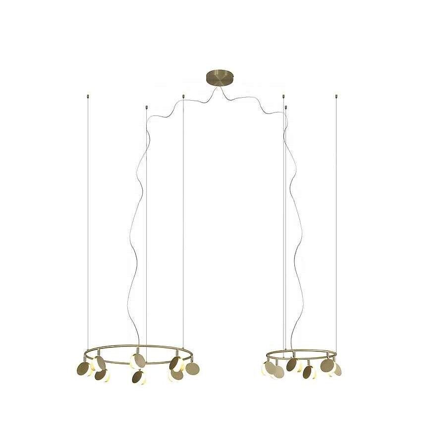 Lámpara De Techo Metal Serie Shell