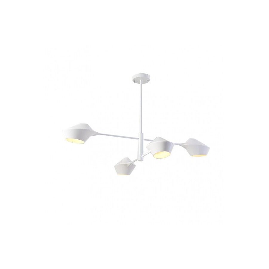 Lampara de techo metal color blanco serie beijing 103cm