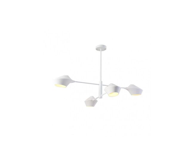 Lampara de techo metal color blanco serie beijing 103cm