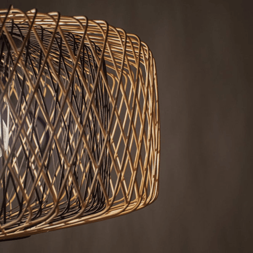 pendente bamboo cor bege série bamboo 59cm