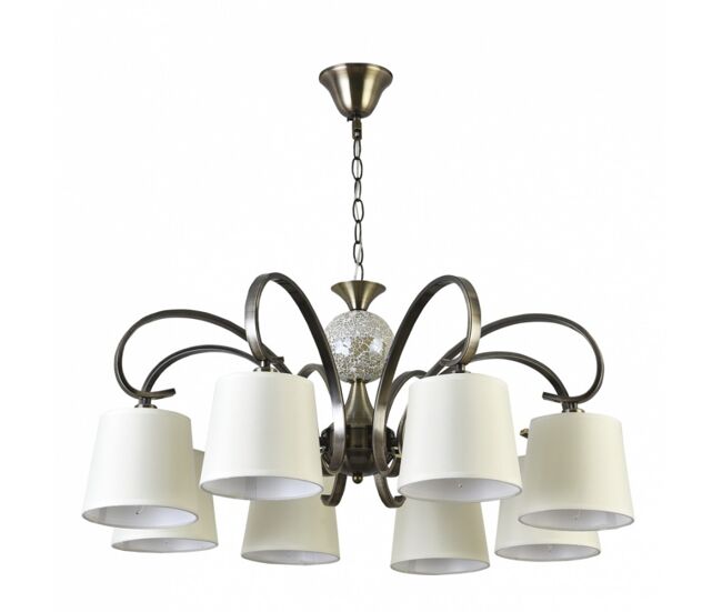 Lampara de techo metal color dorado serie concordia 75cm