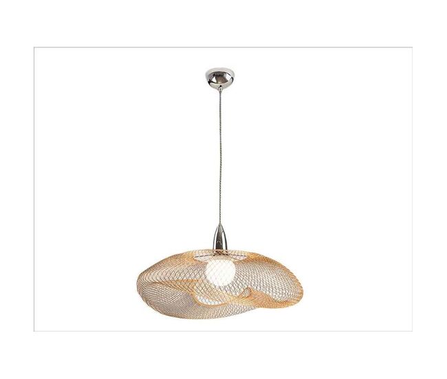 Lampara de techo metal color dorado serie forma 55cm