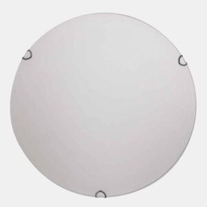 candeeiro de tecto de vidro branco avis série 30cm